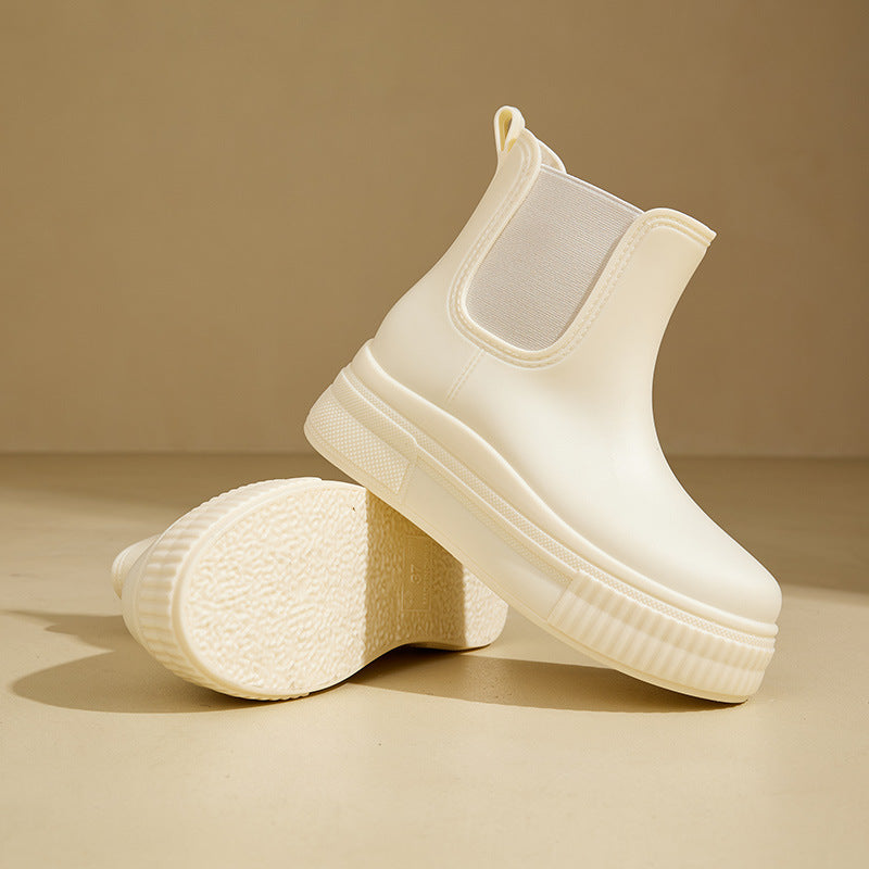 Women's Elastic Ankle Boots Platform Style