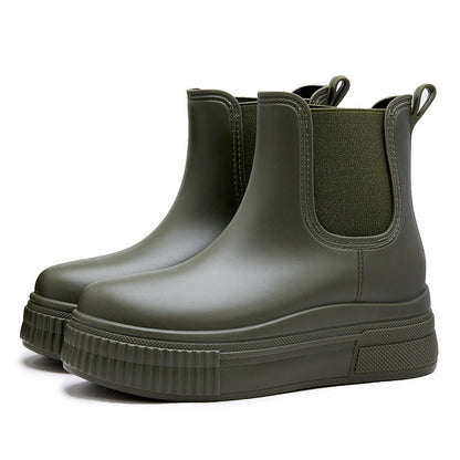 Women's Elastic Ankle Boots Platform Style