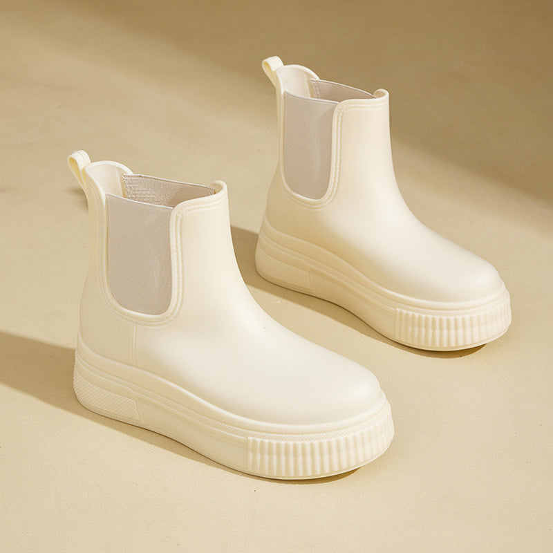 Women's Elastic Ankle Boots Platform Style