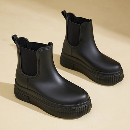 Women's Ankle Boots Platform Elastic Sides