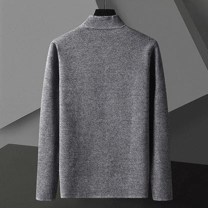 Men's Cardigan Button Front Pocket Design