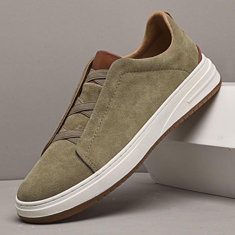 Men's Casual Cowhide Sneakers - Vonnera