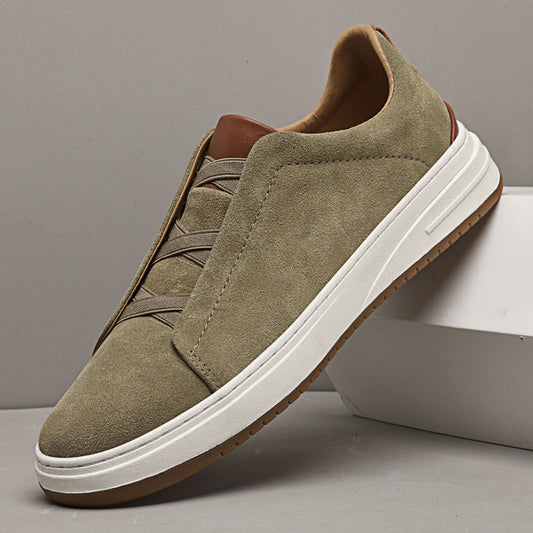 Men's Casual Cowhide Sneakers - Vonnera