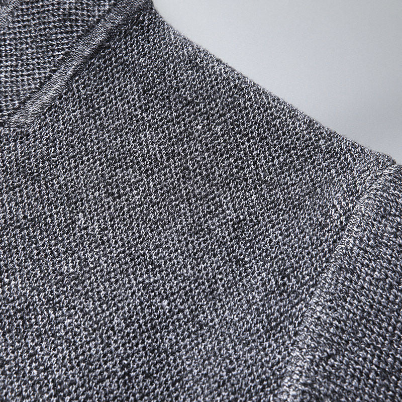 Men's Cardigan Button Front Pocket Design