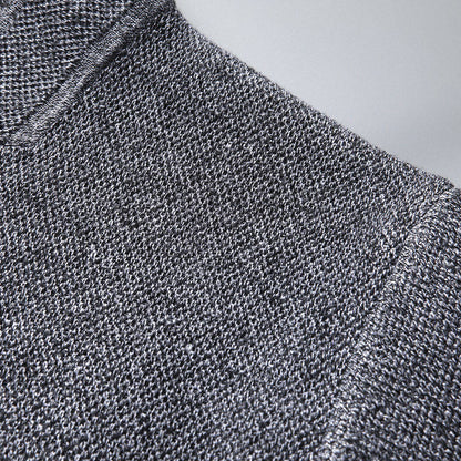 Men's Cardigan Button Front Pocket Design