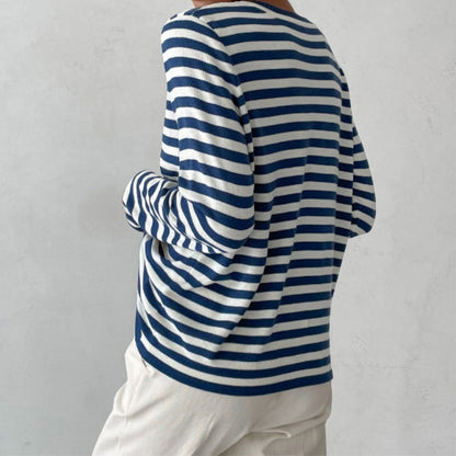 Dana™ | Elegant Striped Summer T-Shirt