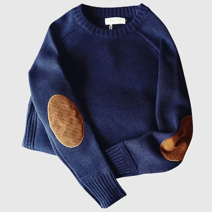 Men's Classic Crew Neck Sweater Warm Acrylic