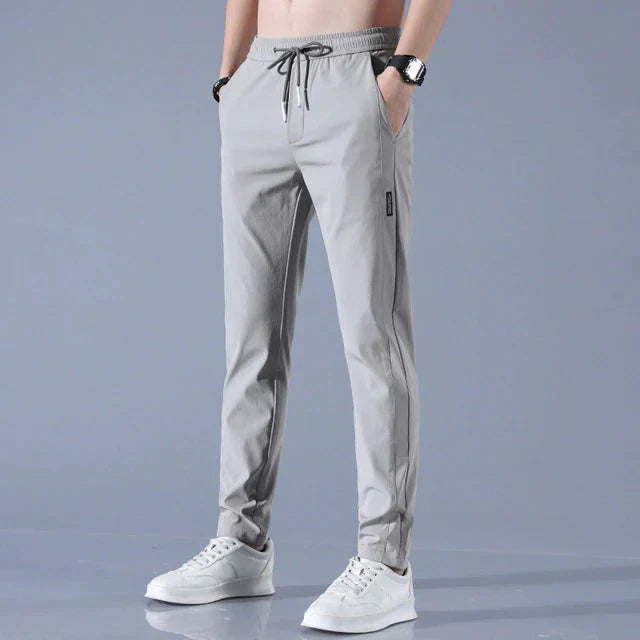 Men's Chino Pants Soft Cotton Beige