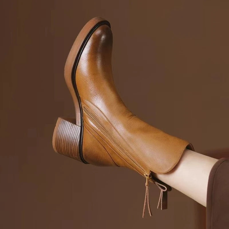 Marina Zip-Ankle Boot Caliboot