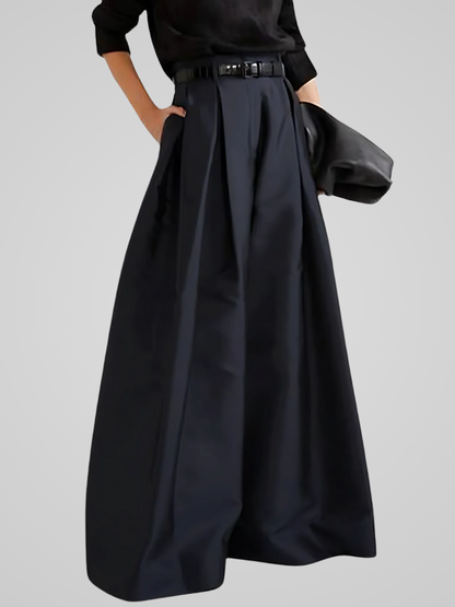 Women's High-Waisted Long Skirt Formal Autumn Wear