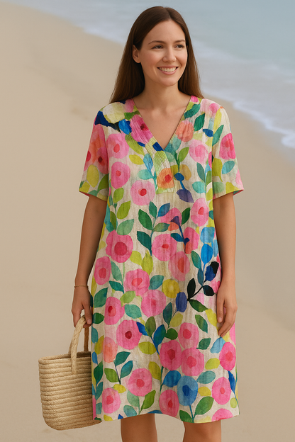 Women's Floral Comfort Dress - Vonnera