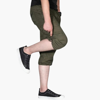 Men's Cargo Pants Zipper Multi-Pocket Khaki - Vonnera