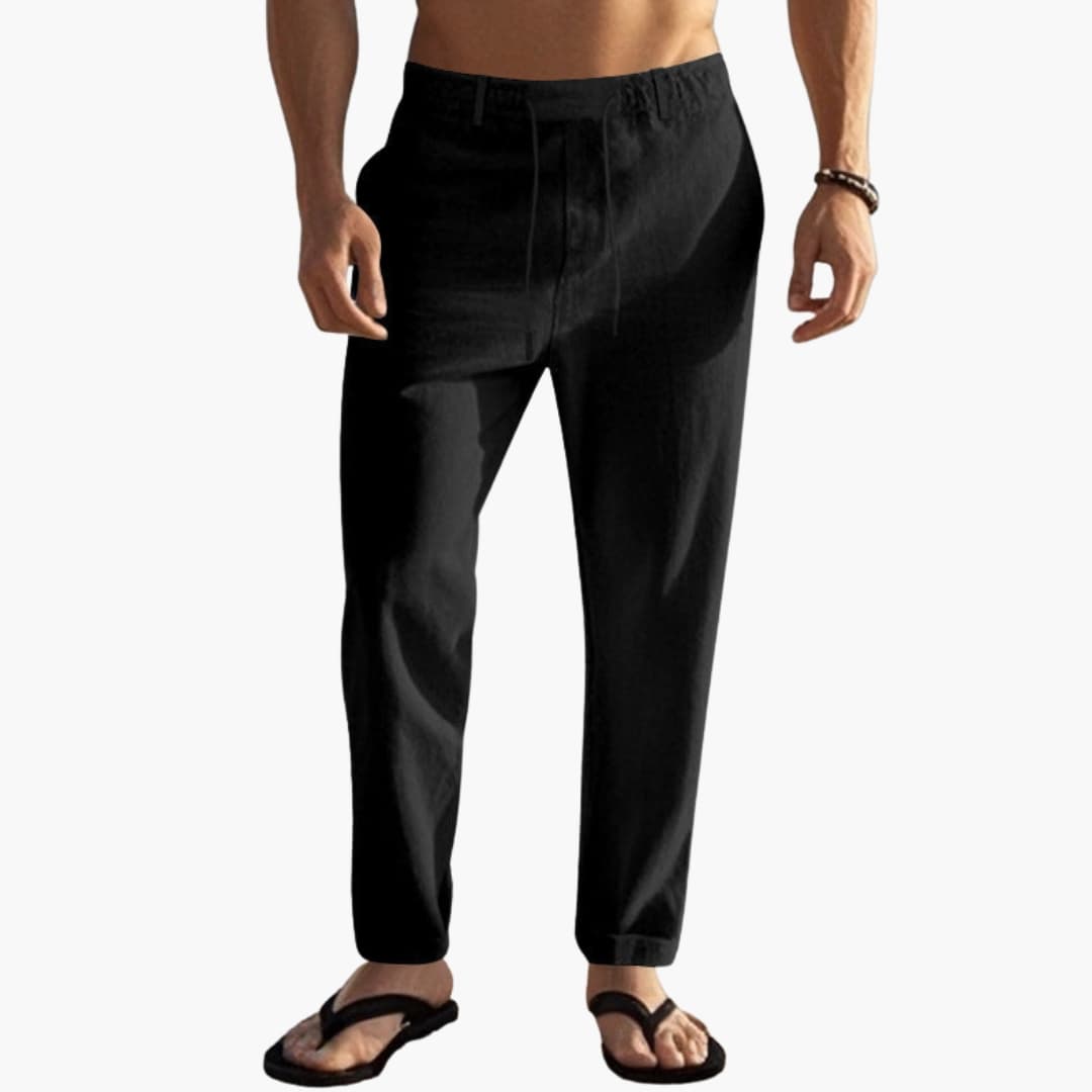 Men's Beach Pants Elastic Waist Drawstring - Vonnera