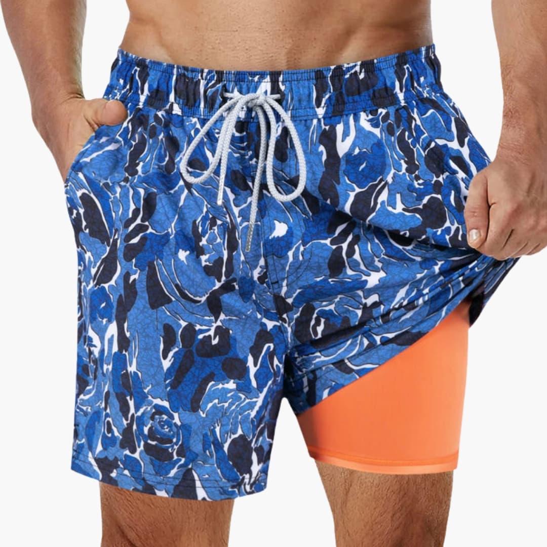 Men's Board Shorts Mesh Lining Pockets