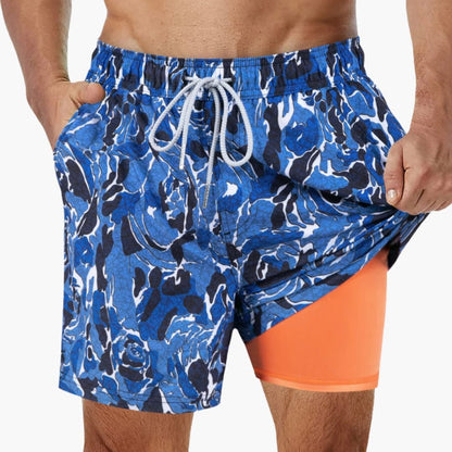 Men's Board Shorts Mesh Lining Pockets