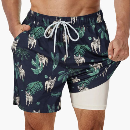 Men's Board Shorts Mesh Lining Pockets