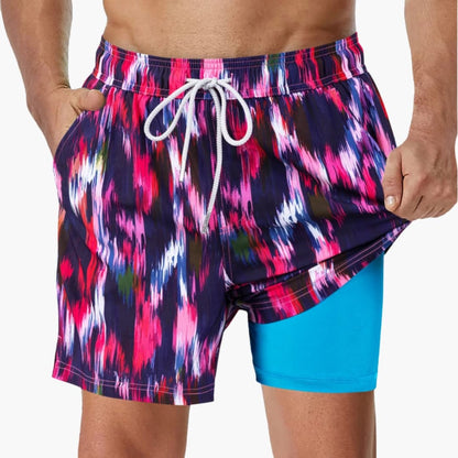 Men's Board Shorts Mesh Lining Pockets
