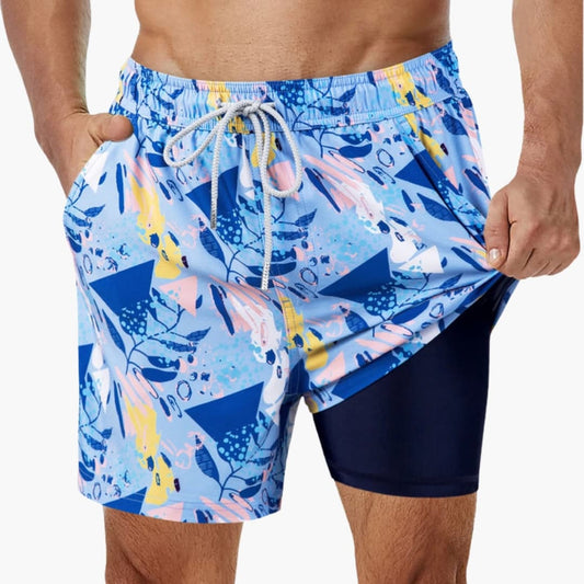 Men's Board Shorts Mesh Lining Pockets - Vonnera