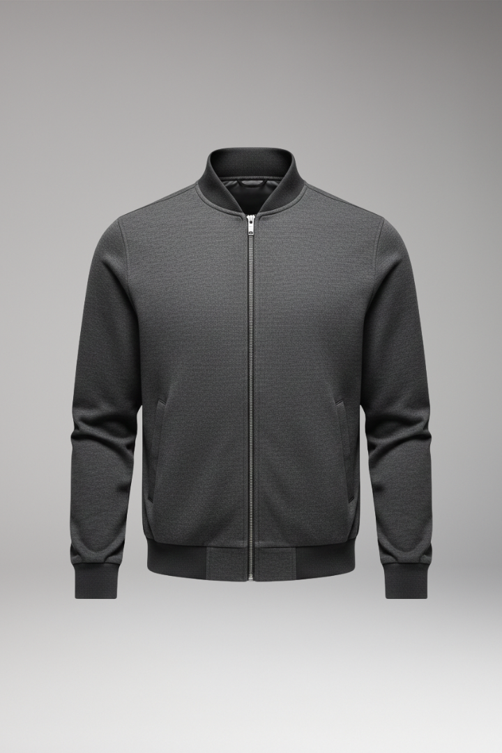 Men's Bomber Jacket High Collar - Vonnera
