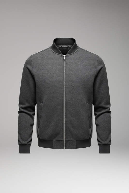 Men's Bomber Jacket High Collar - Vonnera
