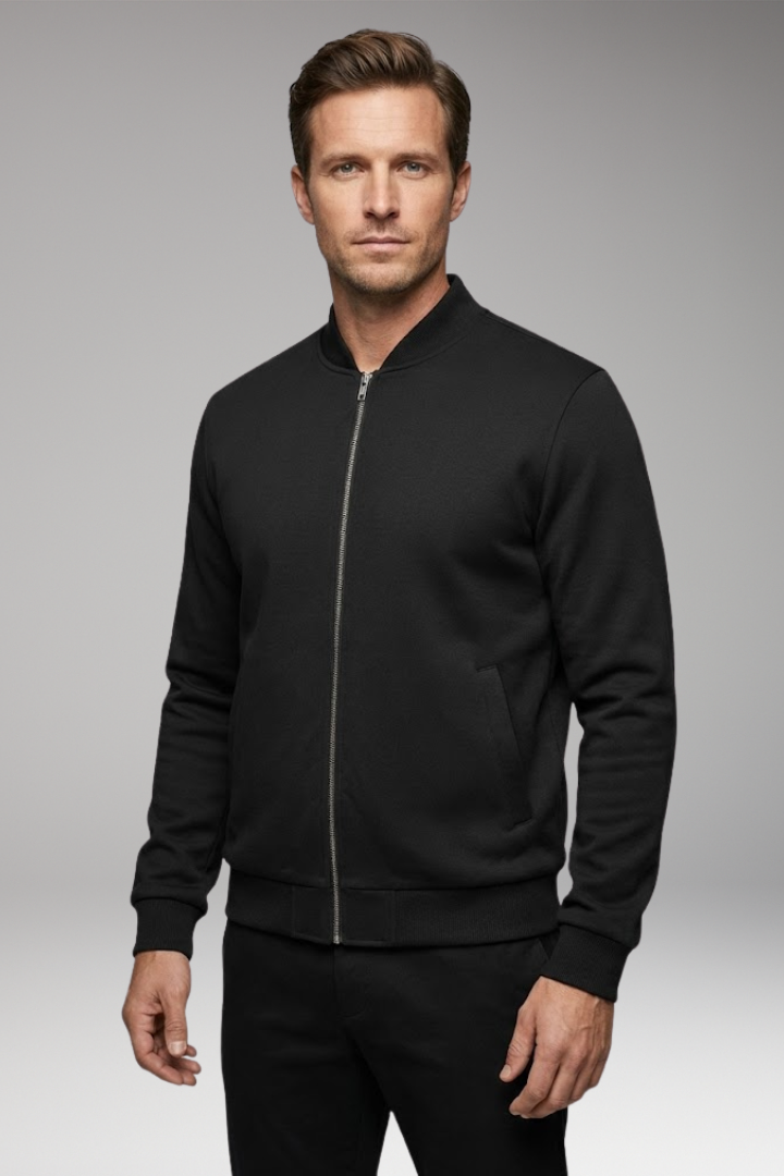 Men's Bomber Jacket Modern Cut Practical Pockets
