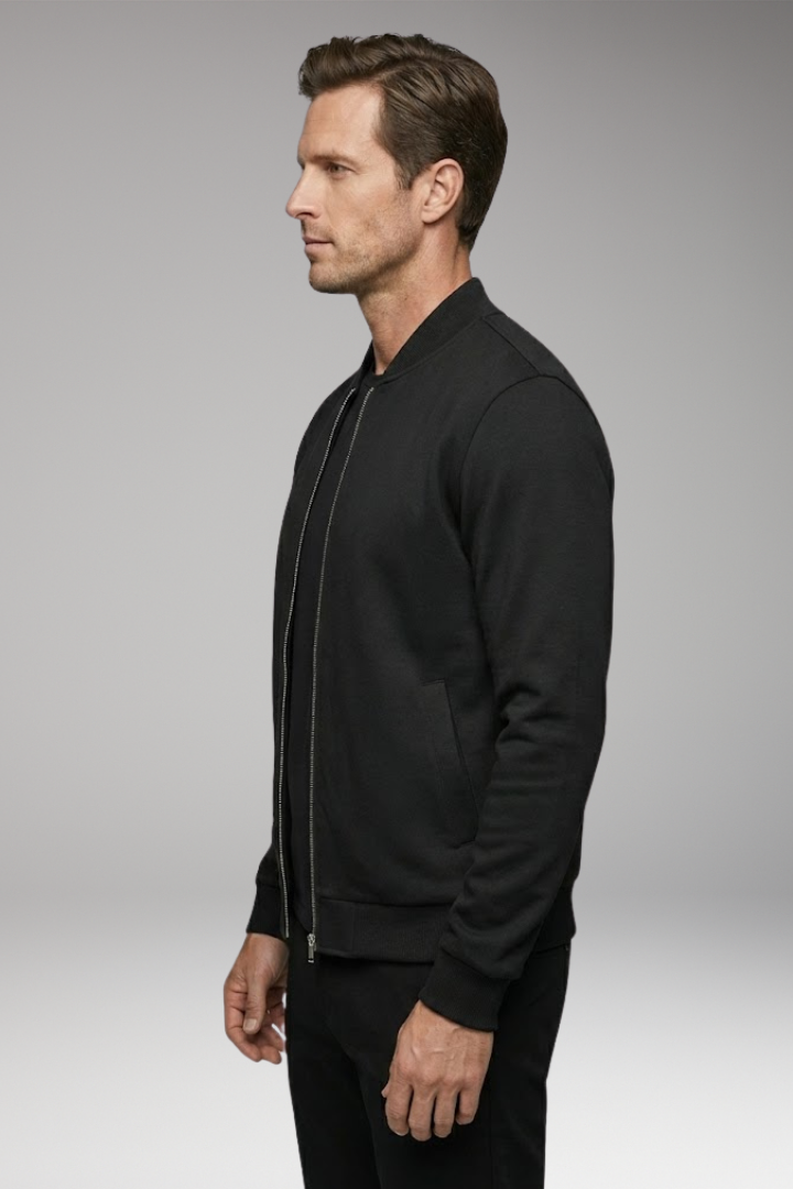 Men's Bomber Jacket Modern Cut Practical Pockets