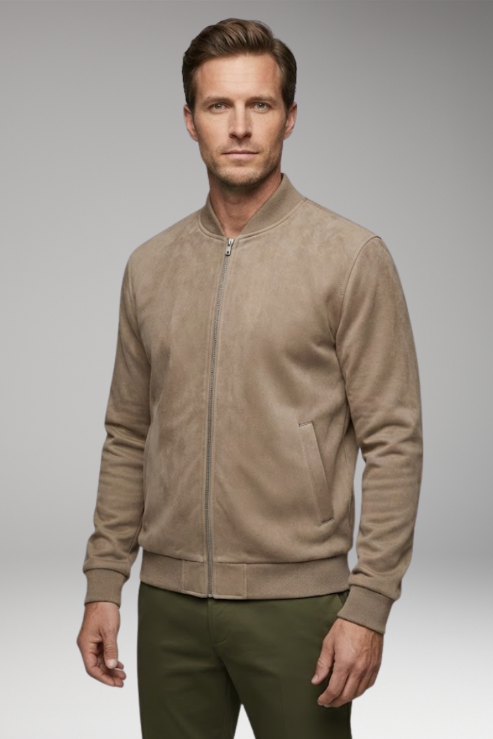 Men's Bomber Jacket Modern Cut Practical Pockets