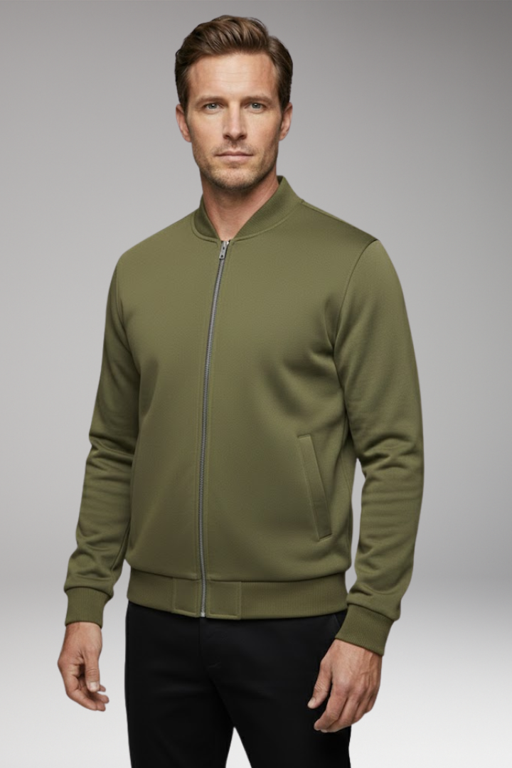 Men's Bomber Jacket Modern Cut Practical Pockets