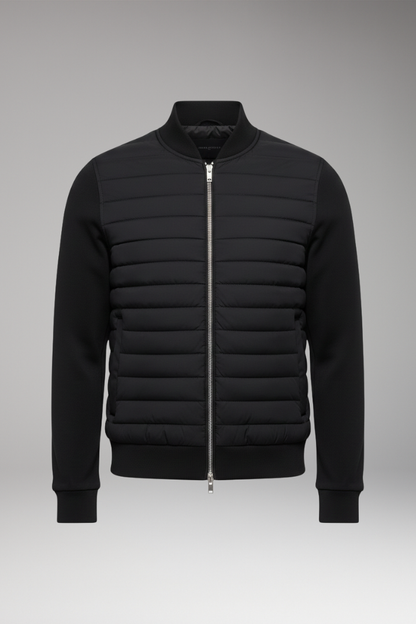 Men's Padded Bomber Jacket Elastic Cuffs - Vonnera
