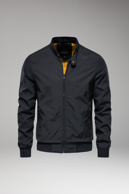 Men's Bomber Jacket Zipper Closure - Vonnera