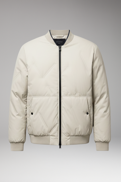 Men's Bomber Jacket Zipper Long Sleeves - Vonnera