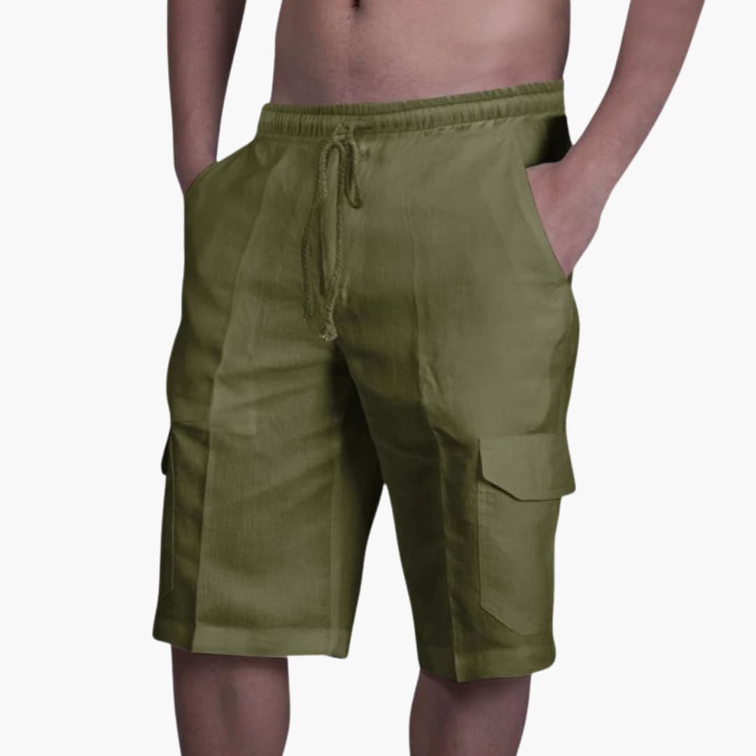 Men's Cargo Shorts Drawstring Multi Pocket
