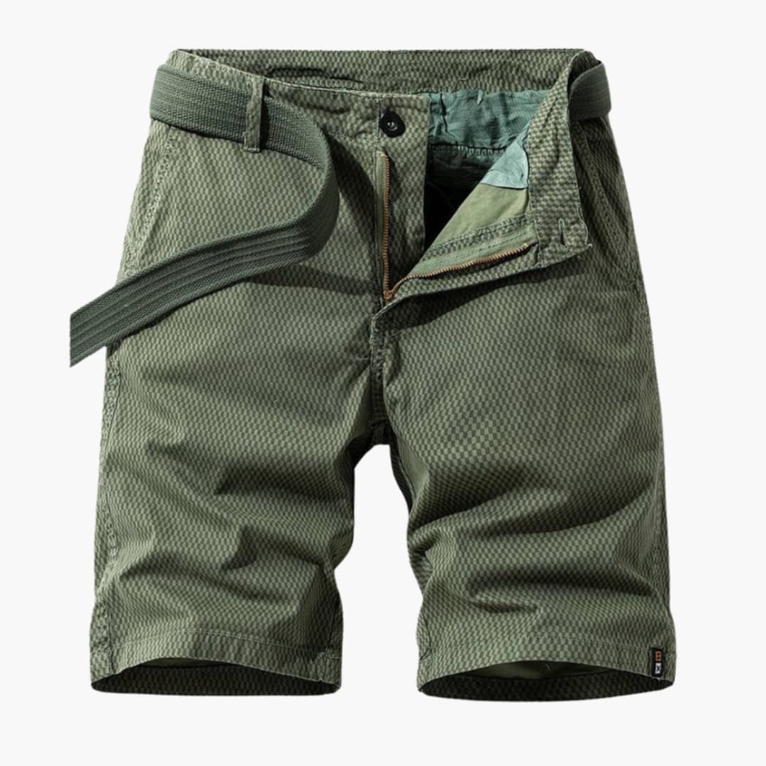 Men's Cargo Shorts Elastic Waistband Multiple Pockets