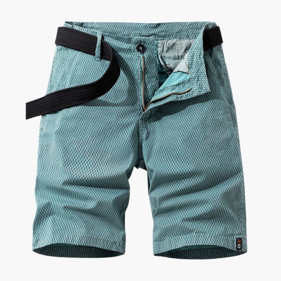Men's Cargo Shorts Elastic Waistband Multiple Pockets
