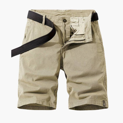 Men's Cargo Shorts Elastic Waistband Multiple Pockets
