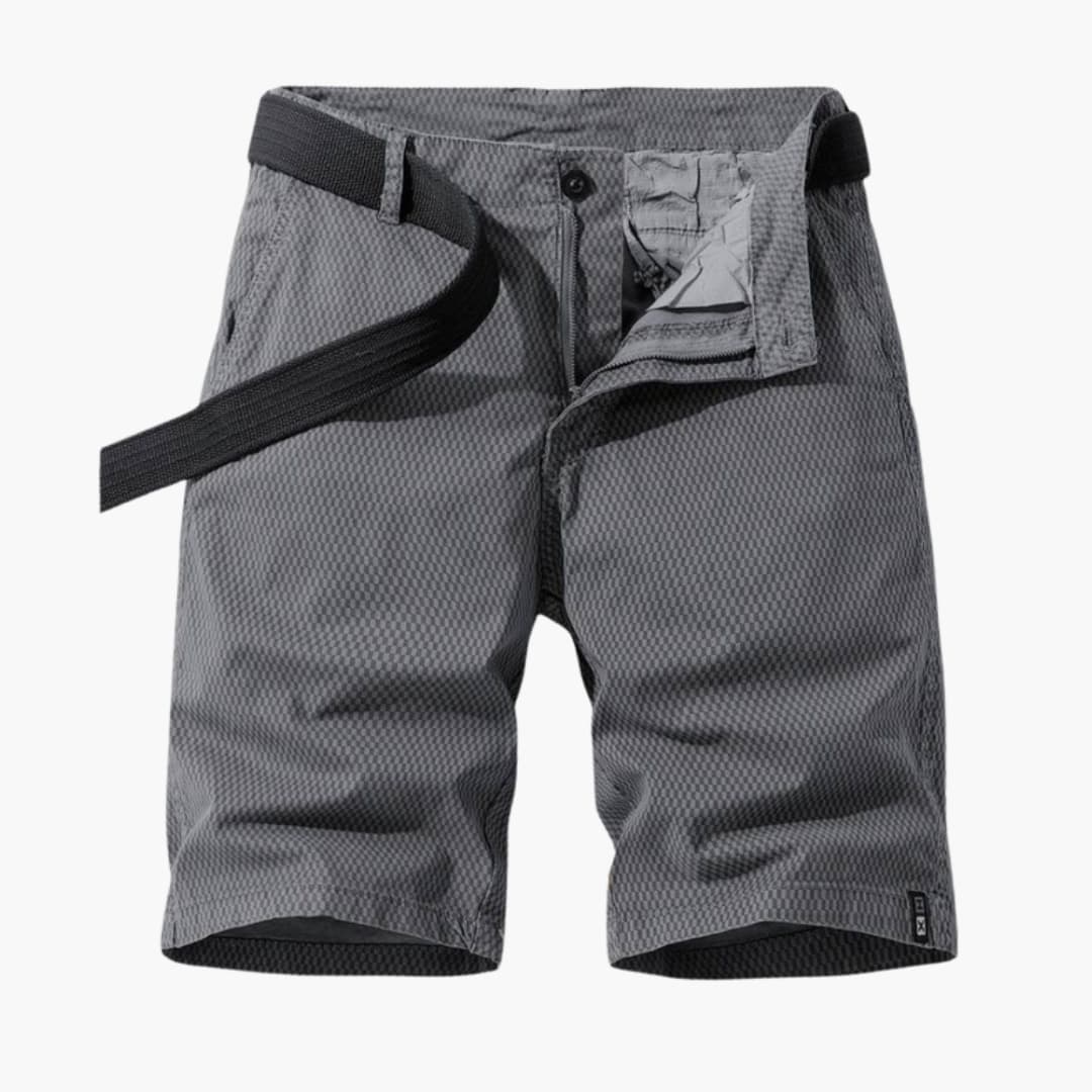 Men's Cargo Shorts Elastic Waistband Multiple Pockets
