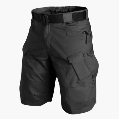 Men's Cargo Shorts Zip Pockets Adjustable Waist