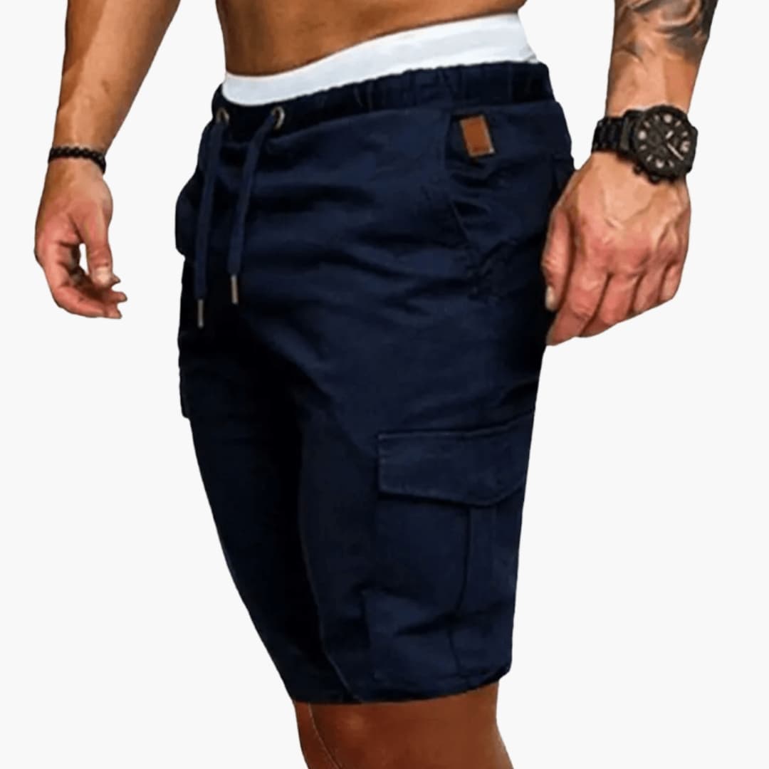 Men's Cargo Shorts Loose Fit Multiple Pockets