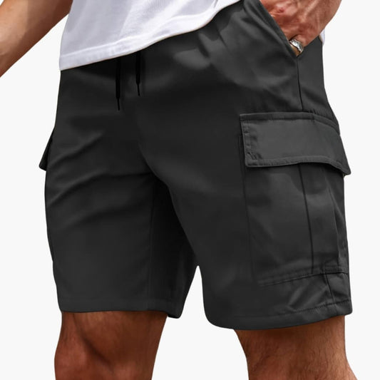 Men's Cargo Shorts Multiple Pockets Zipper Closure - Vonnera