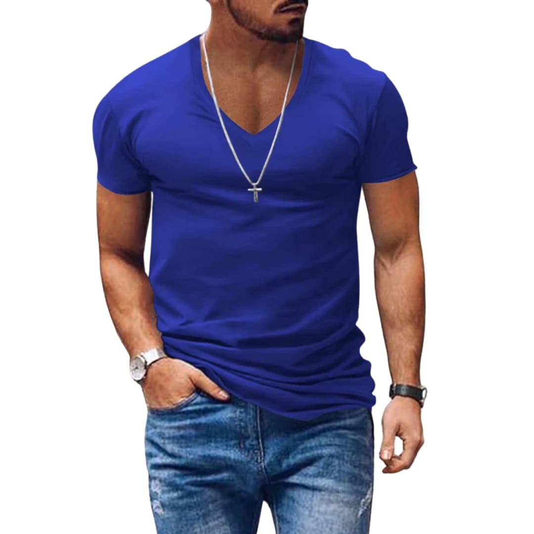 Men's V-Neck Short Sleeve T-Shirt