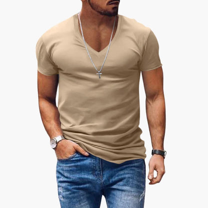 Men's V-Neck Short Sleeve T-Shirt