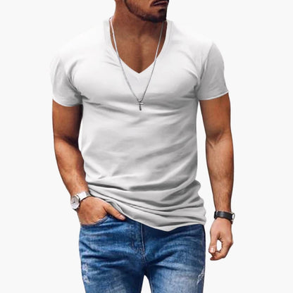 Men's V-Neck Short Sleeve T-Shirt