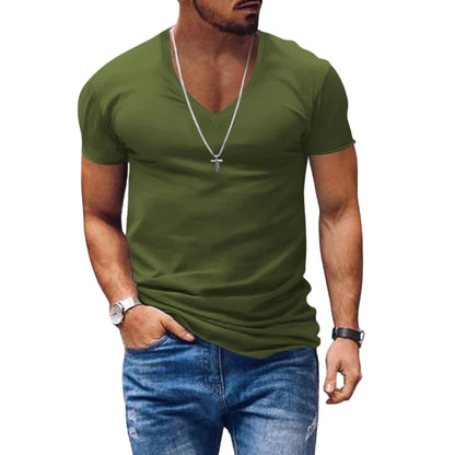 Men's V-Neck Short Sleeve T-Shirt