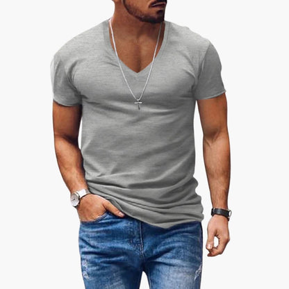 Men's V-Neck Short Sleeve T-Shirt