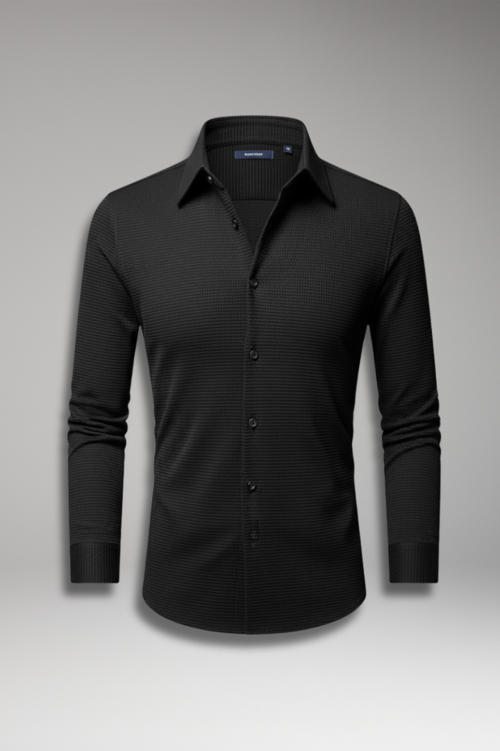 Men's Textured Button Down Shirt - Vonnera