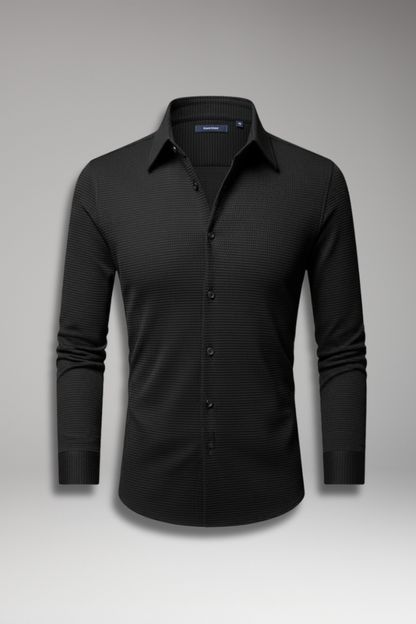 Men's Textured Button Down Shirt - Vonnera