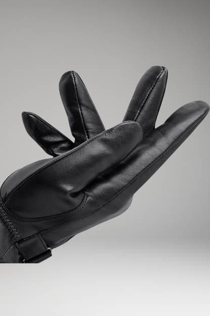 Men's Insulated Gloves Adjustable Strap Ribbed Cuff