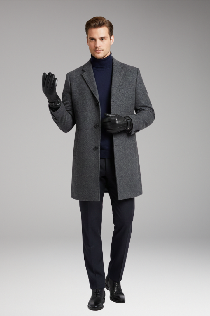 Men's Insulated Gloves Adjustable Strap Ribbed Cuff