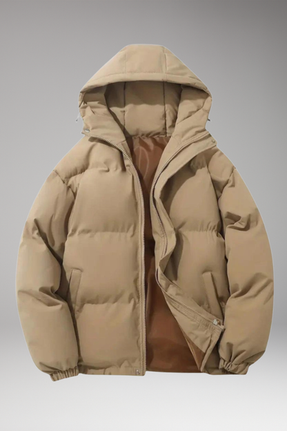 Men's Hooded Zip Jacket Welt Pockets - Vonnera
