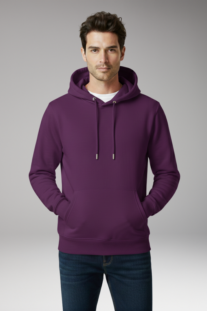 Men's Hooded Sweatshirt Adjustable Kangaroo Pocket